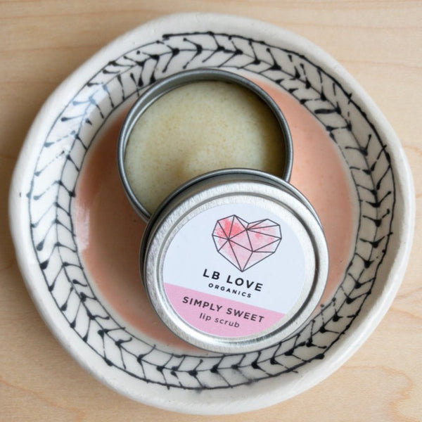 LB Love Organic Simply Sweet Lip Scrub - Freshie & Zero Studio Shop