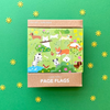 page flags dog park girl of all work cute stationery