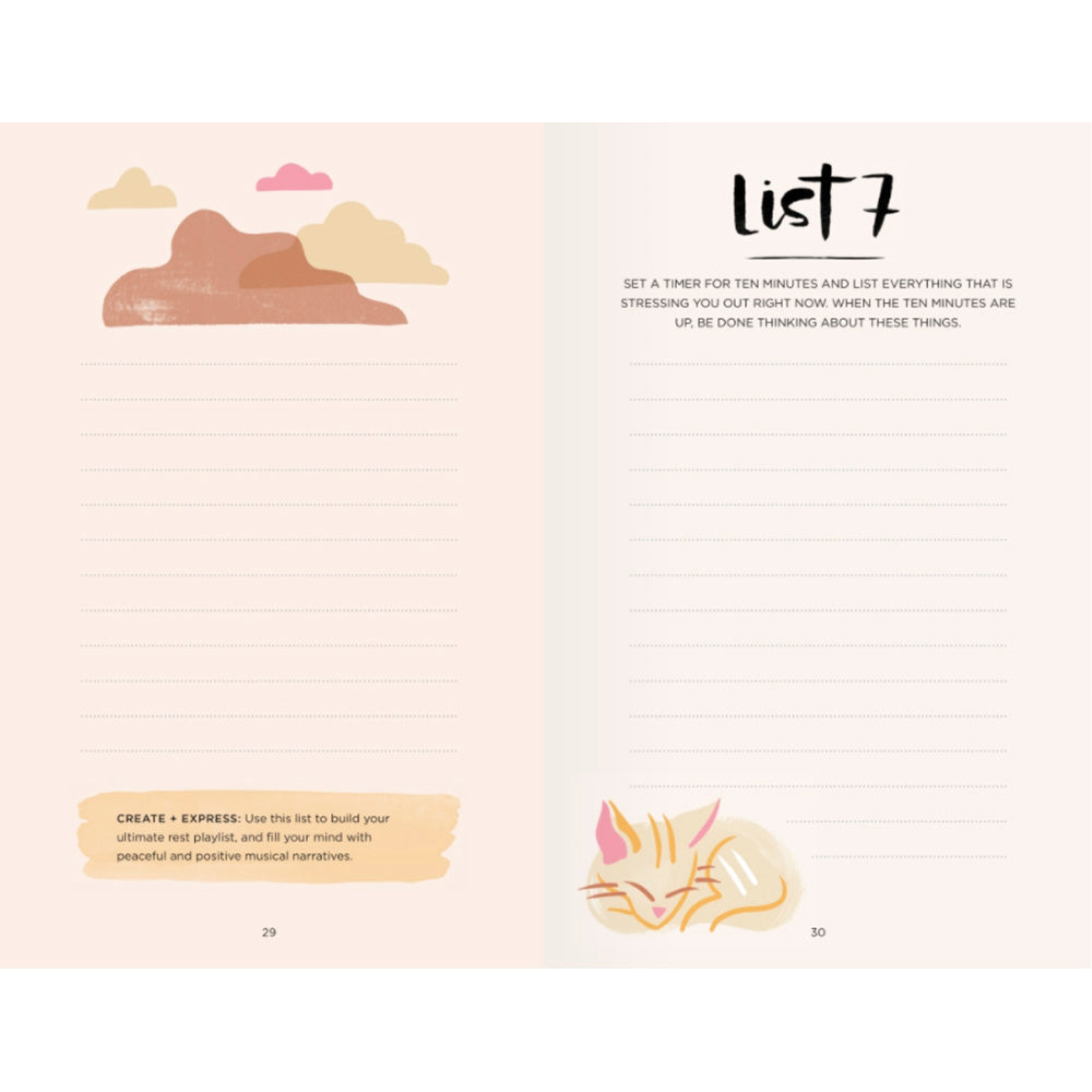 52 Lists for Calm Journal by Moorea Seal - Freshie & Zero