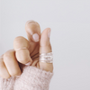 Diamond Dusted Stacking Ring by Christina Kober - Freshie & Zero