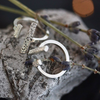 handmade adjustable sterling silver double bar ring by christina kober