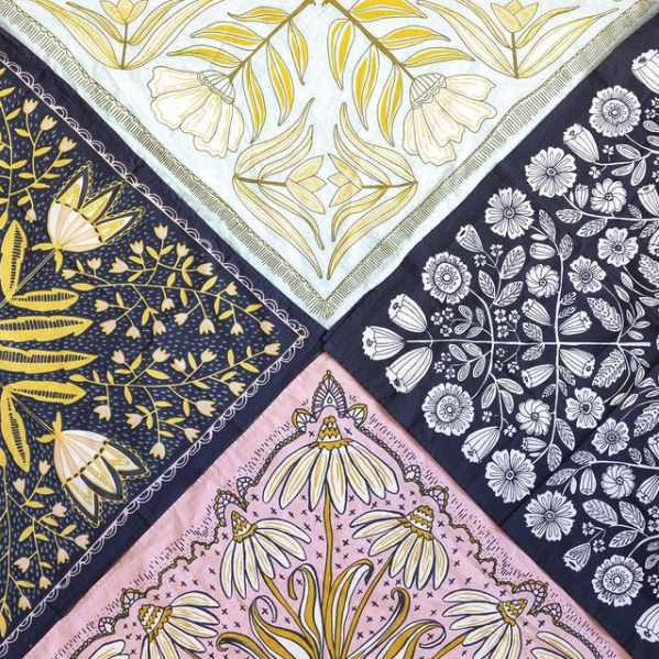 Hemlock Bandana - Navy Fiona - Freshie & Zero