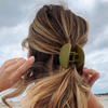 Minimalist Circle Hair Clip - Mustard - Freshie & Zero