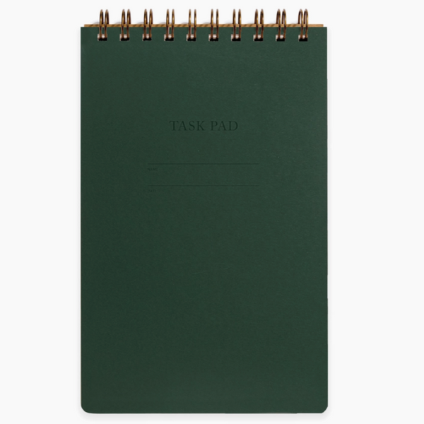 Task Pad Notebook by Shorthand Press: Spruce - Freshie & Zero Studio Shop