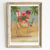 Janet Hill Art Print: The Christmas Camel 8"x10" - Freshie & Zero Studio Shop