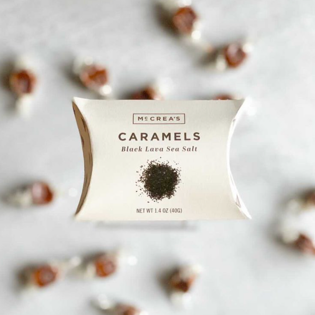McCrea's Caramels: Black Lava Sea Salt Caramels - Freshie & Zero Studio Shop