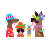 Vinyl Sticker: Summer Dogs - Freshie & Zero Studio Shop