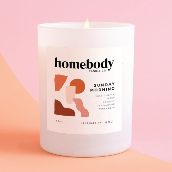 Homebody Candle: Sunday Morning - Freshie & Zero Studio Shop