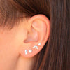 Tiny Stud Earrings: Mismatched Geometric Shapes - Freshie & Zero Studio Shop