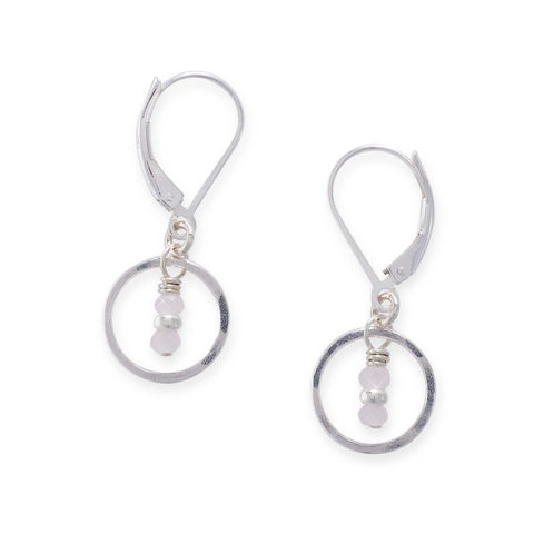 Freshie & Zero Seedling Cloud Earrings featuring delicate cloud-shaped design on silver hooks.