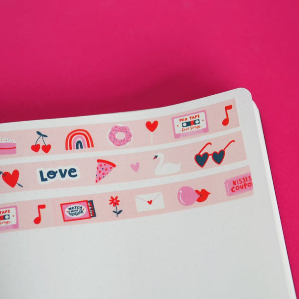 Nutmeg & Arlo Washi Tape: Hey Valentine - Freshie & Zero