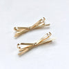 Gold Bow Bobby Pins Set of 2 - Freshie & Zero Studio Shop