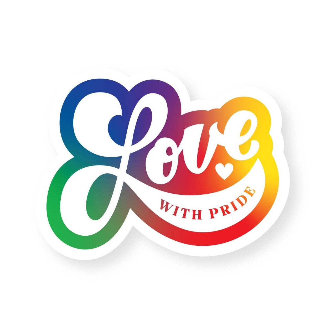 Love with Pride Sticker