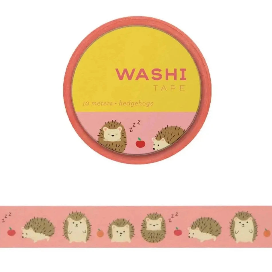 Washi Tape: Hedgehogs - Freshie & Zero Studio Shop