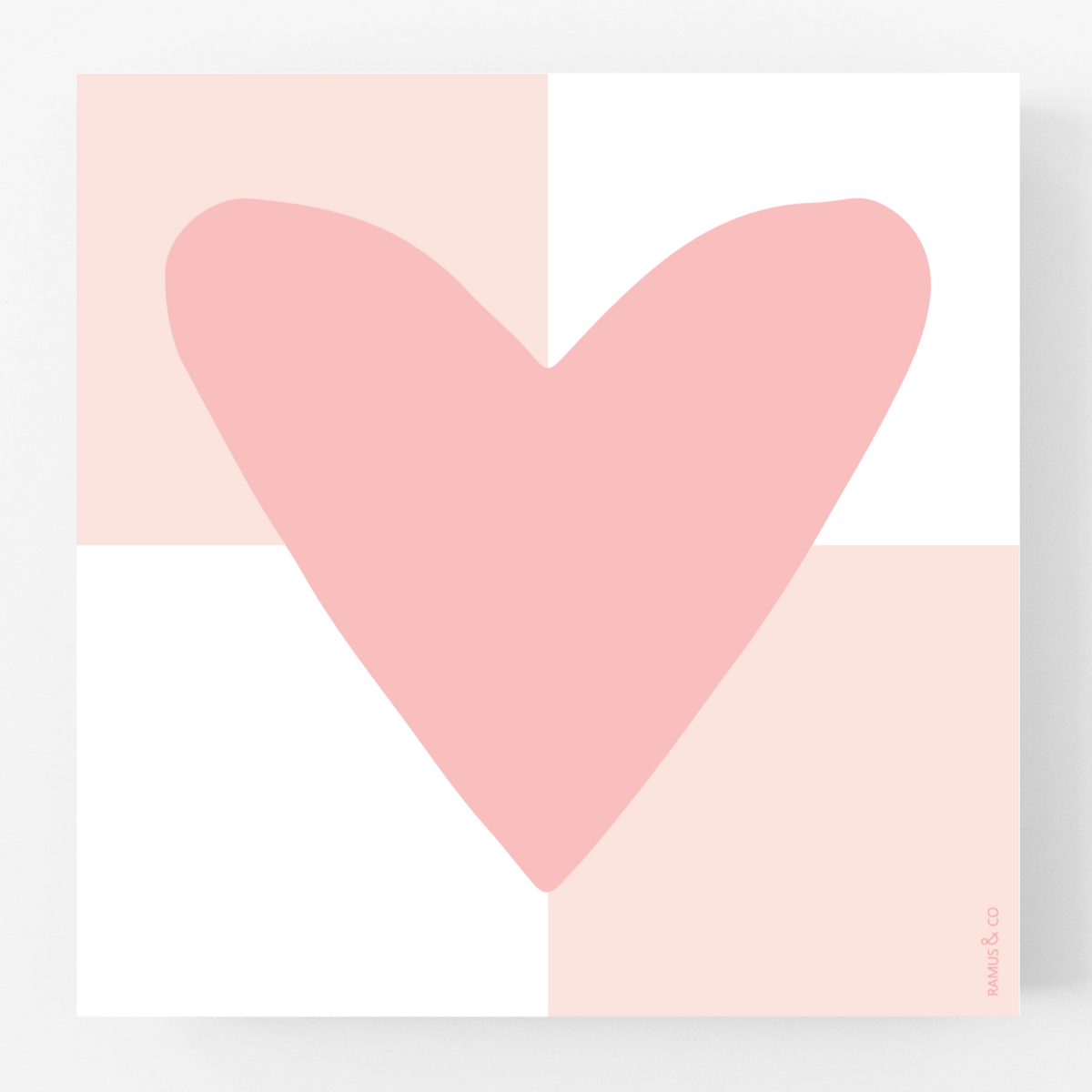 Heart Square Notepad | Freshie & Zero