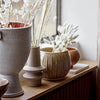 Smooth 2 Tier Vase - Taupe - Freshie & Zero Studio Shop