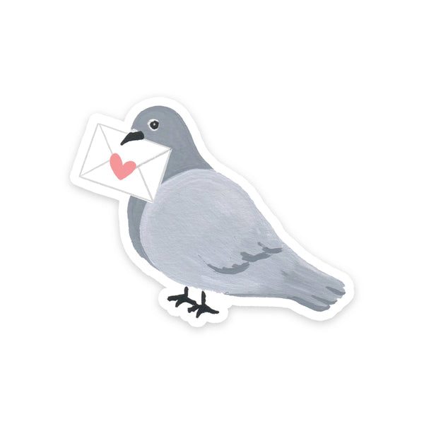 Carrier Pigeon Sticker - Freshie & Zero Studio Shop