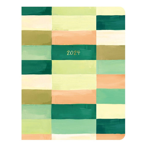 2024 Planner by 1Canoe2 - Green Checker - Freshie & Zero Studio Shop