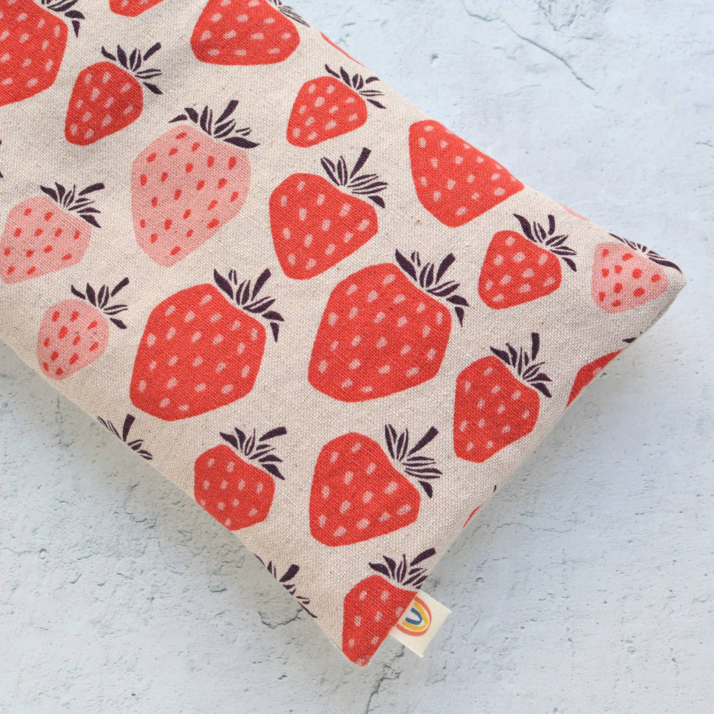 Strawberries Weighted Eye Pillow - Freshie & Zero Studio Shop