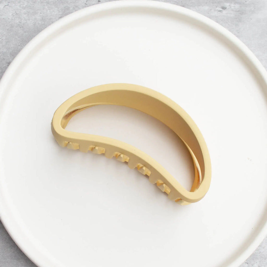 Banana Bean Shaped Hair Claw - Freshie & Zero Studio Shop