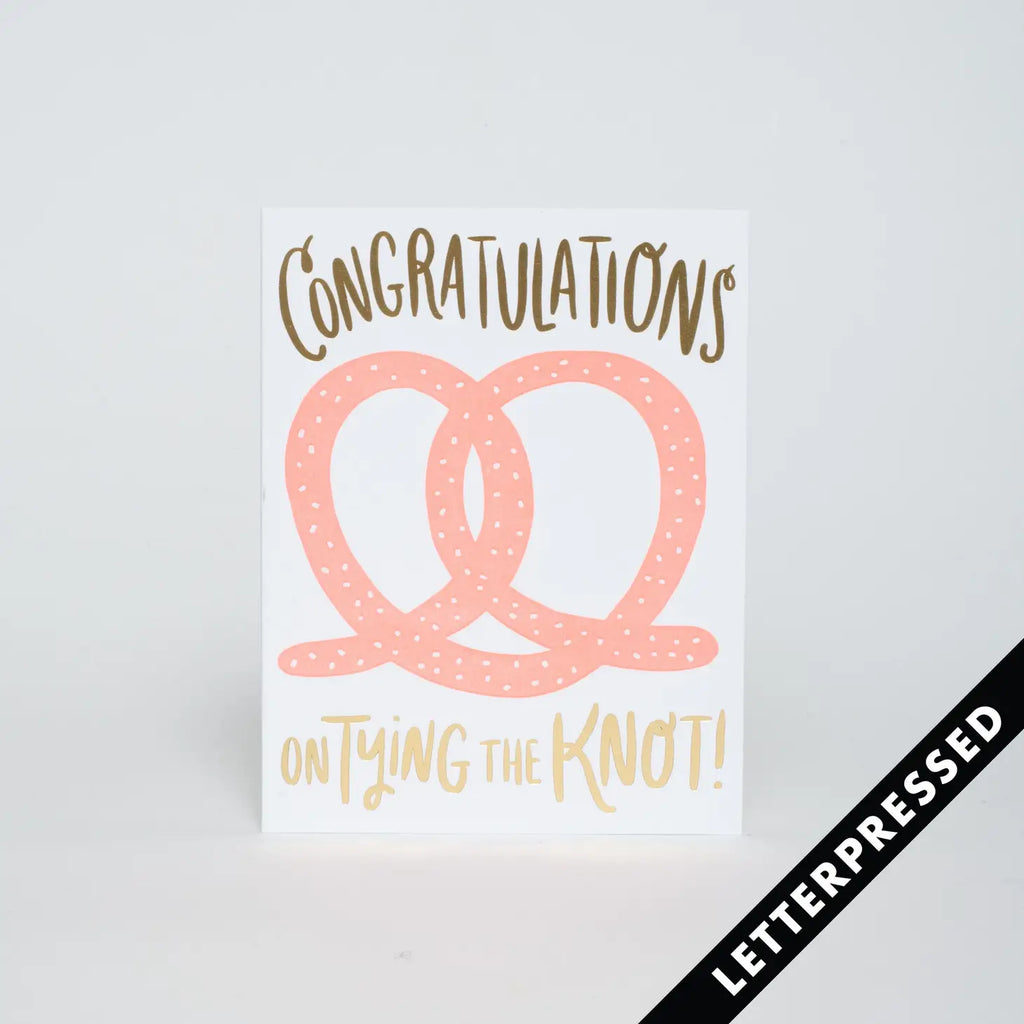 Congratulations On Tying The Knot Card - Freshie & Zero Studio Shop