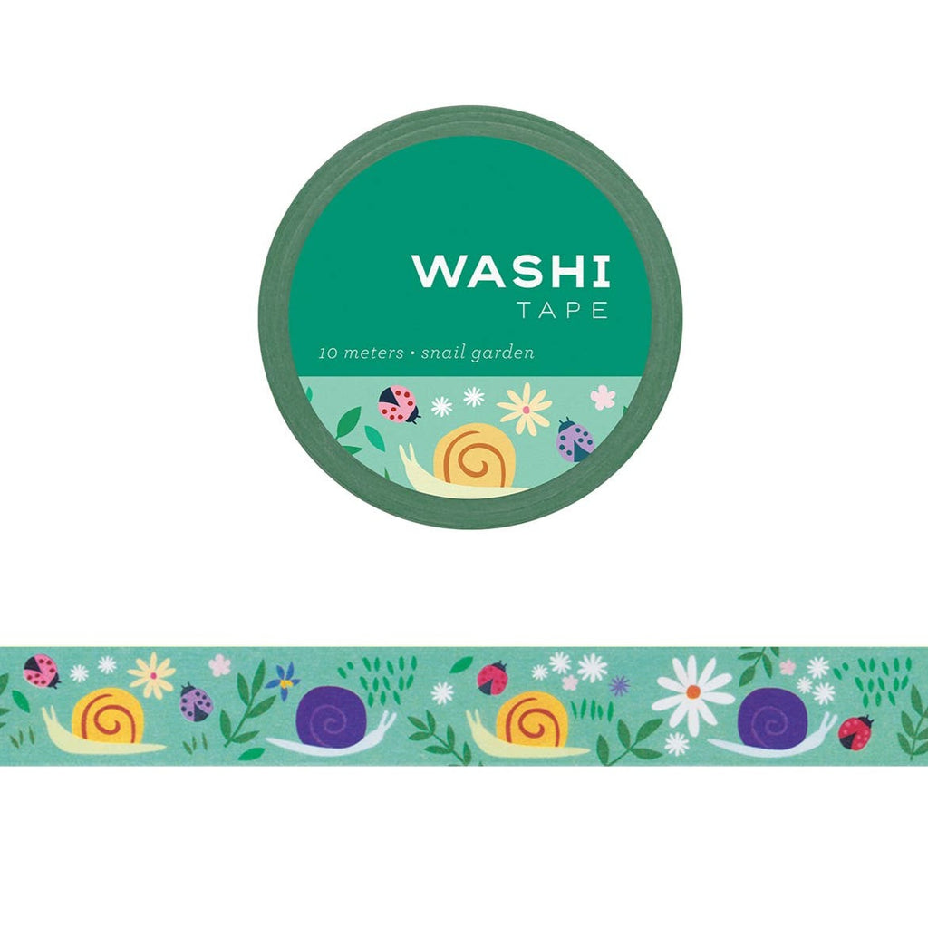 Snail Garden Washi Tape - Freshie & Zero Studio Shop