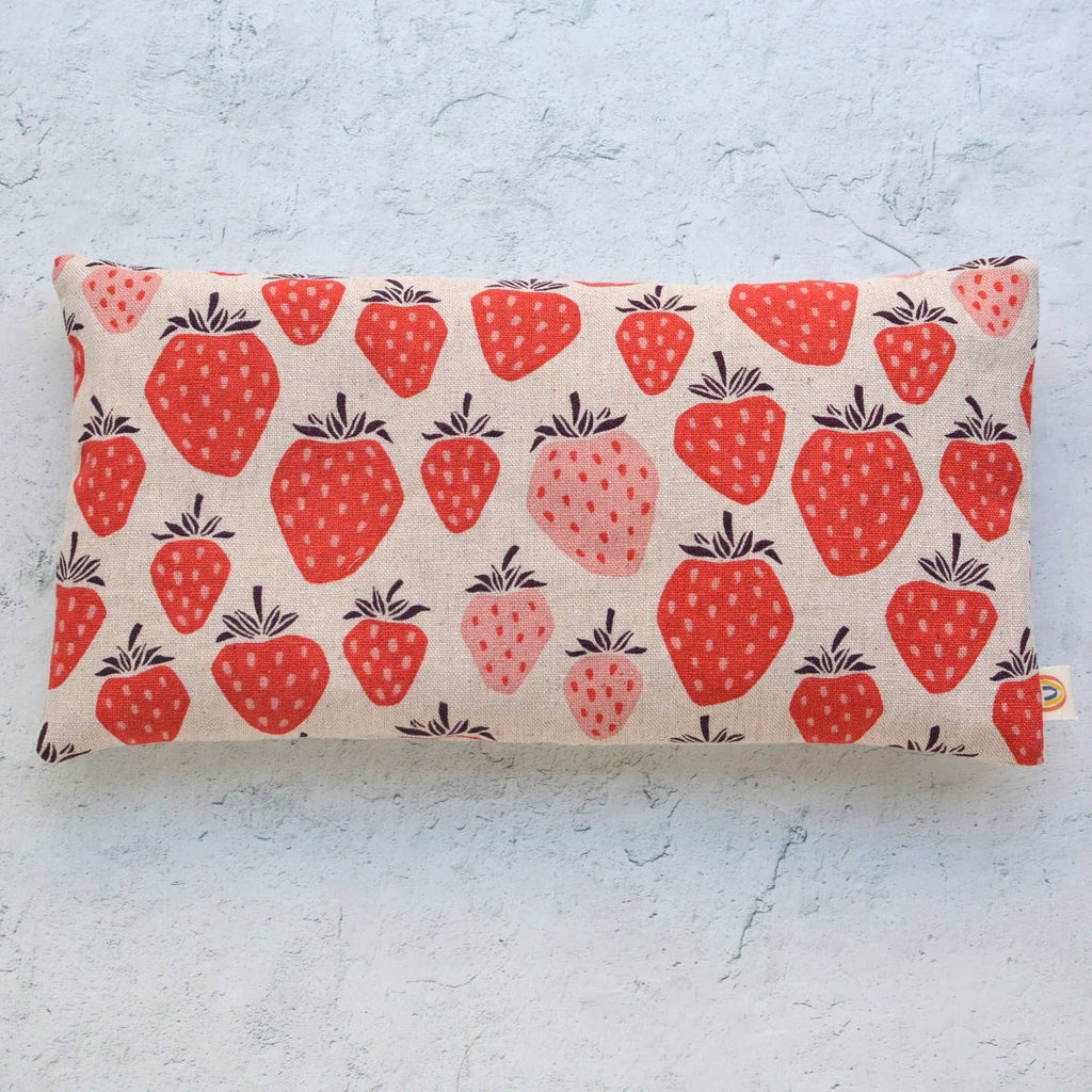 Strawberries Weighted Eye Pillow - Freshie & Zero Studio Shop
