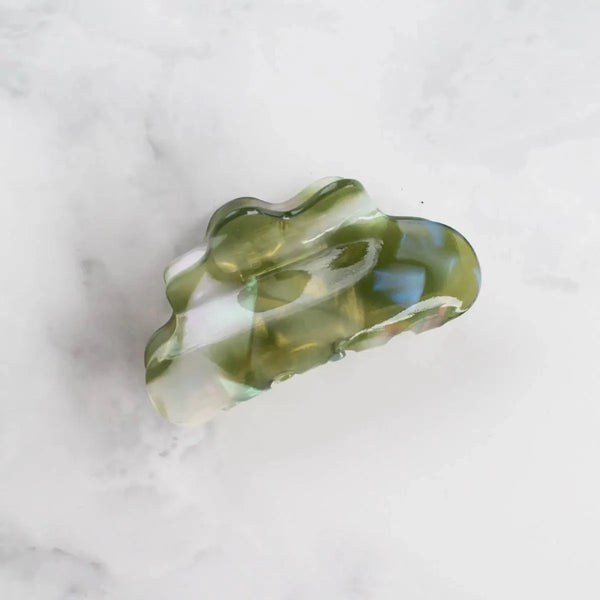 Eco Friendly Cloud Hair Clip - Olive Pearl - Freshie & Zero Studio Shop