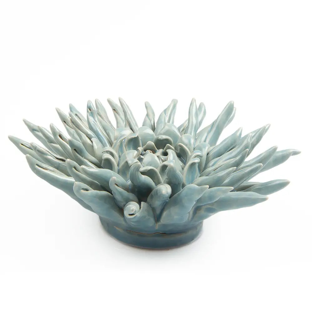 Ceramic Flower (Blue) - Chive - Freshie & Zero Studio Shop