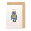 Iron On Patch Card: Birthday Robot - Freshie & Zero Studio Shop