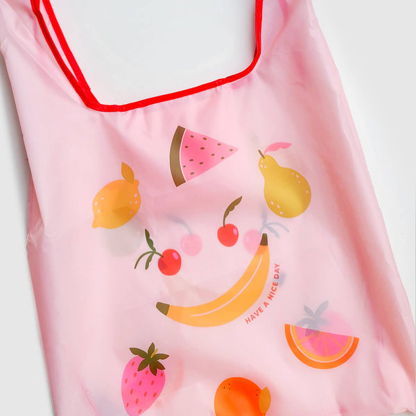 Reusable Nylon Bag: Smiley Fruit - Freshie & Zero