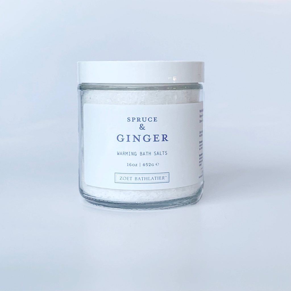 Spruce & Ginger Bath Salt - Freshie & Zero Studio Shop