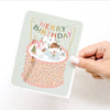 Merry Birthday Greeting Card - Freshie & Zero Studio Shop