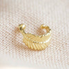 Tiny Gold Feather Ear Cuff - Freshie & Zero Studio Shop