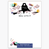 Deal With It Cat Notepad - Freshie & Zero