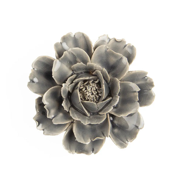 Ceramic Bloom: Grey Rose - Freshie & Zero Studio Shop