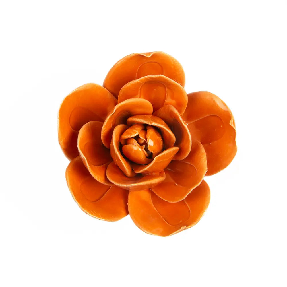 Ceramic Orange Peony - Chive - Freshie & Zero Studio Shop