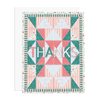 Thanks Quilt Greeting Card - Freshie & Zero Studio Shop