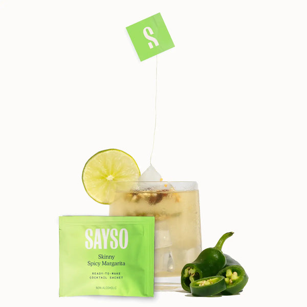 Sayso Mocktail Tea - Skinny Spicy Margarita - Freshie & Zero Studio Shop