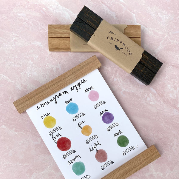 Minimalist Wooden Wall Stick Frames - new colors! - Freshie & Zero