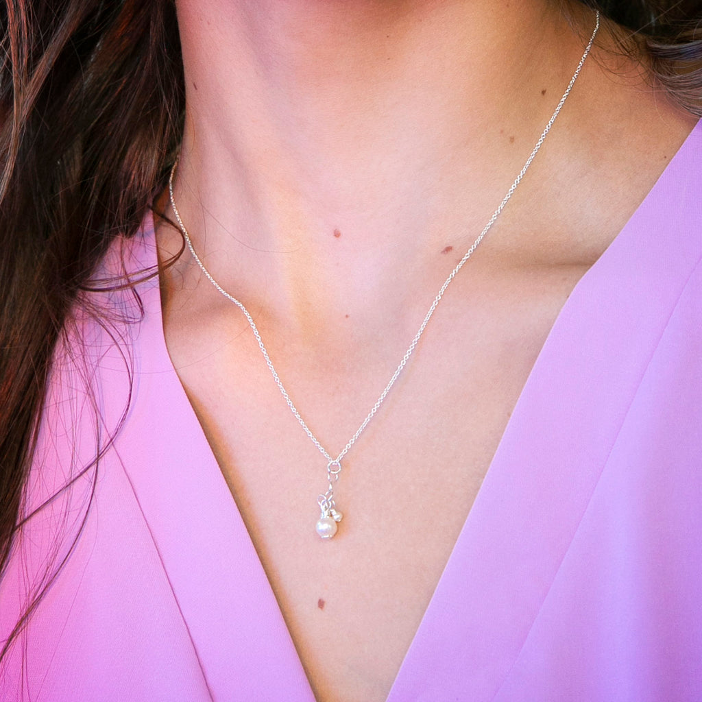 chloe white pearl necklace - Freshie & Zero Studio Shop