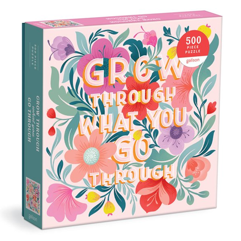 Grow Through What You Go Through 500 Piece Jigsaw Puzzle - Freshie & Zero Studio Shop