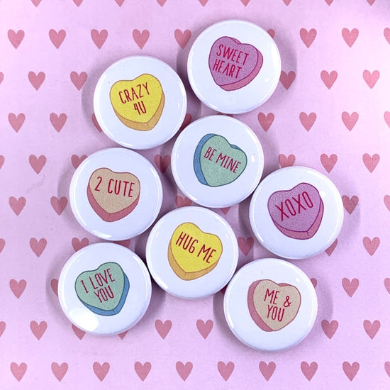 Magnet Set: Conversation Hearts - Freshie & Zero