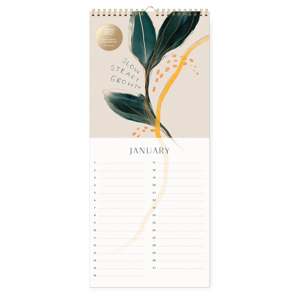 Morgan Harper Nichols: Birthday Calendar - Freshie & Zero Studio Shop