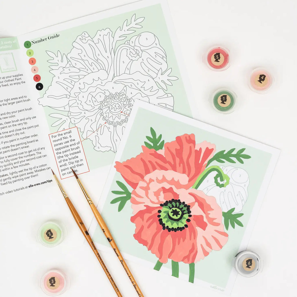 Paint by Numbers kits by elle crée – Through the Moongate and Over