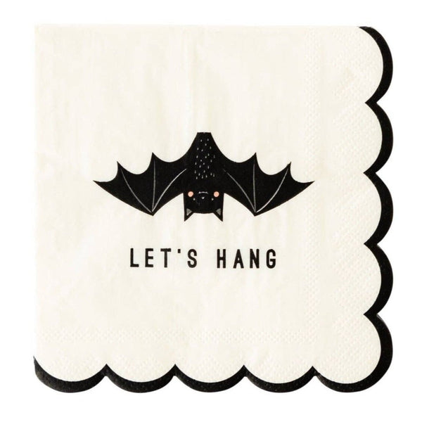 Let's Hang Bat Cocktail Napkins - Freshie & Zero Studio Shop