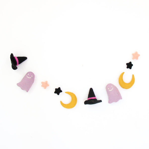 Witchy Vibes felt garland - Freshie & Zero Studio Shop