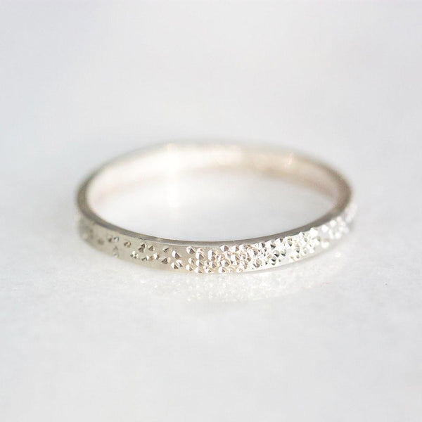 Diamond Dusted Stacking Ring by Christina Kober - Freshie & Zero Studio Shop