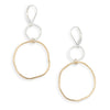 uplift golden earrings - Freshie & Zero