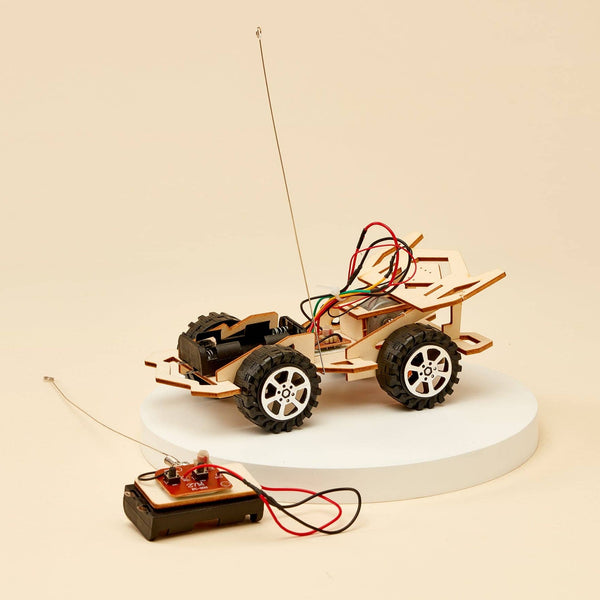 Wood Race Car | DIY Kit: Radio controlled Car - Freshie & Zero Studio Shop